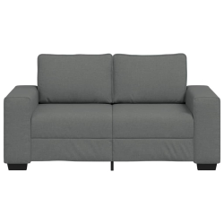 Sofa 2-osobowa Ciemnoszara 120 cm Tkanina