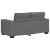 Sofa 2-osobowa Ciemnoszara 120 cm Tkanina