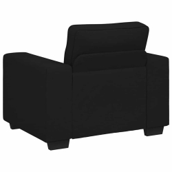 Sofa Fotel Czarny 60 cm Tkanina