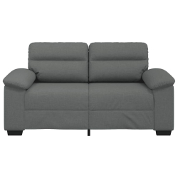 Sofa 2-osobowa Ciemnoszara 120 cm Tkanina