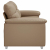 2-osobowa sofa, kolor cappuccino, 140 cm, sztuczna skóra