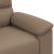 2-osobowa sofa, kolor cappuccino, 140 cm, sztuczna skóra
