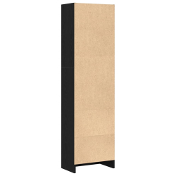 Regał biblioteczny Czarny Dąb 40x24x143 cm Drewno klejone