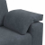 Sofa dwuosobowa Ciemnoszara 140 cm Aksamit