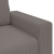 Sofa dwuosobowa, jasnoszara, 140 cm, tkanina sztruksowa
