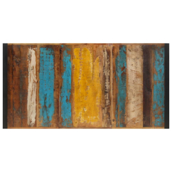 Stolik barowy, 175x90x110, lite drewno z odzysku