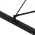 Stolik barowy, 175x90x110, lite drewno z odzysku