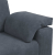 Sofa dwuosobowa Ciemnoszara 120 cm Aksamit