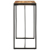 Stolik barowy, 110x55x110 cm, surowe lite drewno mango