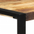 Stolik barowy, 110x55x110 cm, surowe lite drewno mango