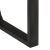Stolik barowy, 110x55x110 cm, surowe lite drewno mango