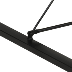 Stolik barowy, 175x90x110 cm, surowe lite drewno mango