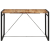 Stolik barowy, 175x90x110 cm, surowe lite drewno mango