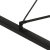 Stolik barowy, 175x90x110 cm, surowe lite drewno mango
