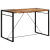 Stolik barowy, 175x90x110 cm, surowe lite drewno mango