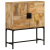 Kredens, 80x30x95 cm, surowe drewno mango
