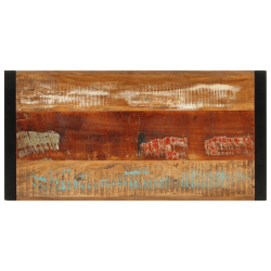 Stolik barowy, 110x55x110, lite drewno z odzysku
