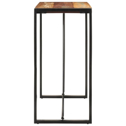 Stolik barowy, 110x55x110, lite drewno z odzysku