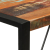 Stolik barowy, 110x55x110, lite drewno z odzysku