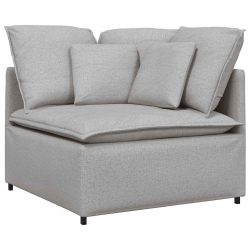 Sofa modułowa z poduszkami Tkanina Cloud Grey