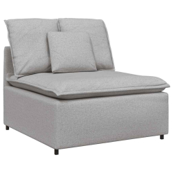 Sofa modułowa z poduszkami Tkanina Cloud Grey