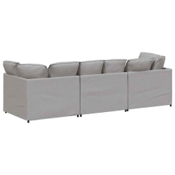Sofa modułowa z poduszkami Tkanina Cloud Grey