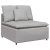 Sofa modułowa z poduszkami Tkanina Cloud Grey