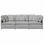 Sofa modułowa z poduszkami Tkanina Cloud Grey