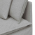 Sofa modułowa z poduszkami Tkanina Cloud Grey