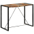 Stolik barowy, 140x70x110, lite drewno z odzysku
