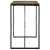 Stolik barowy, 140x70x110, lite drewno z odzysku