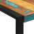 Stolik barowy, 140x70x110, lite drewno z odzysku