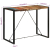 Stolik barowy, 140x70x110, lite drewno z odzysku