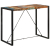 Stolik barowy, 140x70x110, lite drewno z odzysku