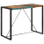 Stolik barowy, 140x70x110, lite drewno z odzysku