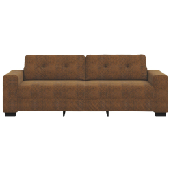 Brązowy Tkanina Standardowy Modułowy Brązowa sofa Prostokątna
