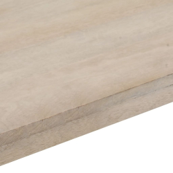 Stolik konsolowy, brązowy, 110x35x76 cm, drewno mango i żelazo