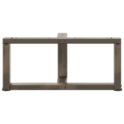 Nogi do stolika kawowego, 2 szt., 60x25x(30-31) cm, stal