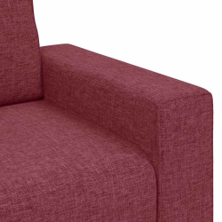 Sofa Fotel Wino Czerwone 60 cm Tkanina