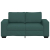 Sofa 2-osobowa Ciemnozielona 120 cm Tkanina