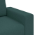 Sofa 2-osobowa Ciemnozielona 120 cm Tkanina