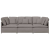 Sofa modułowa z poduszkami Tkanina Taupe