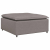 Sofa modułowa z podnóżkiem i poduszkami Tkanina Taupe