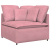 Sofa modułowa z poduszkami Velvet Pink