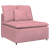 Sofa modułowa z poduszkami Velvet Pink