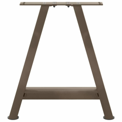 Nogi do stolika kawowego, 2 szt., 50x(42-43) cm, stal