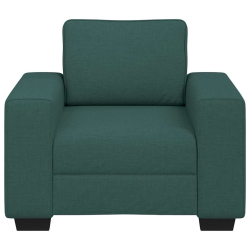 Sofa Fotel Ciemnozielony 60 cm Tkanina