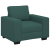 Sofa Fotel Ciemnozielony 60 cm Tkanina