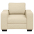 Sofa Fotel Kremowy 60 cm Tkanina