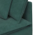 Sofa modułowa z poduszkami aksamitna ciemnozielona